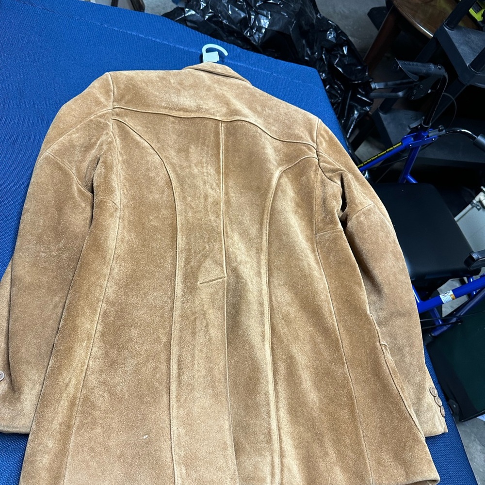 Tan Suede Men's Jacket - Picture 4 of 4